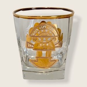 3 Artesania Tabuisa Oro 14K Gold Whiskey Glasses